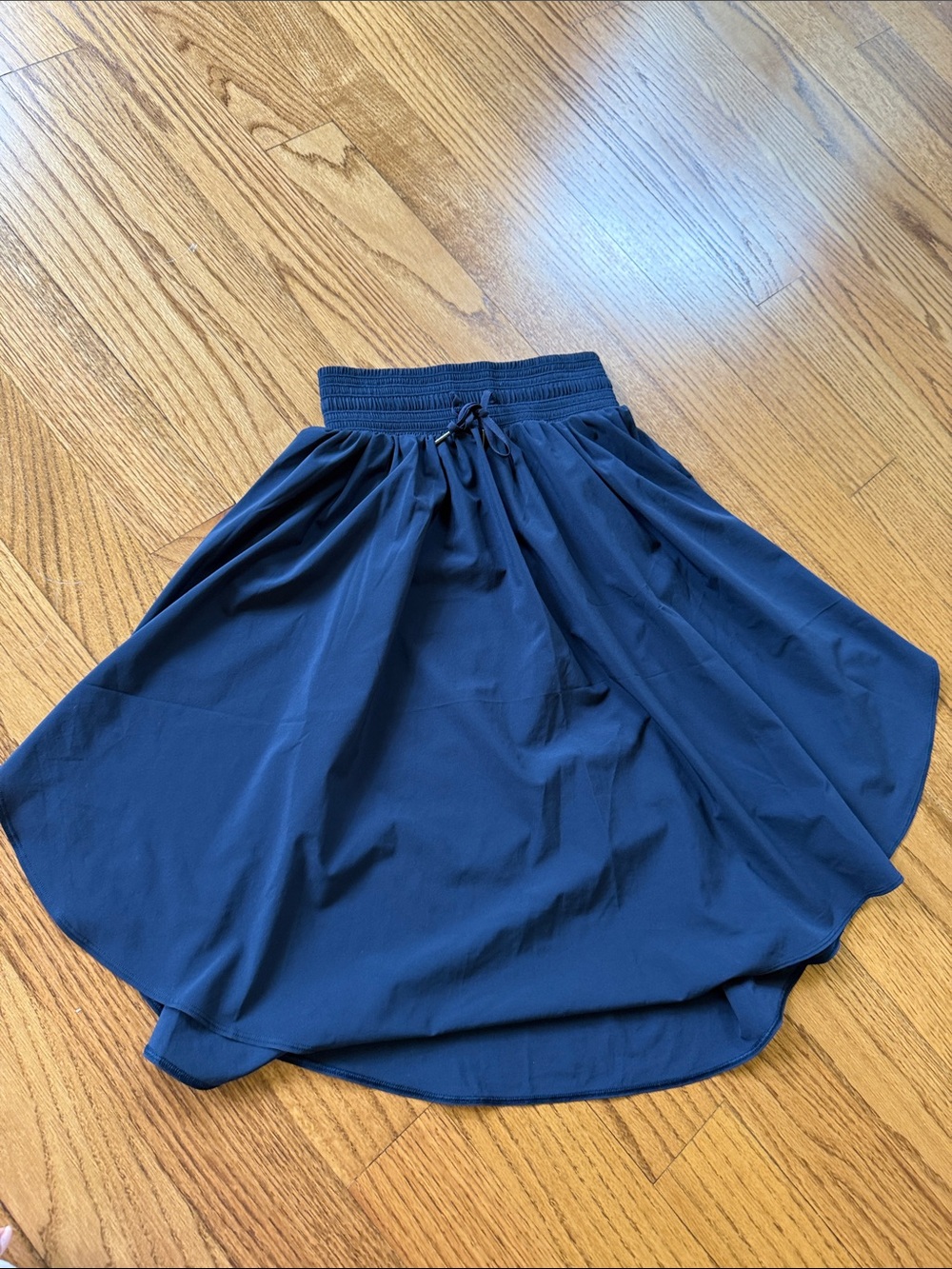 lululemon athletica Navy Circle Skirt with Drawstring Waist